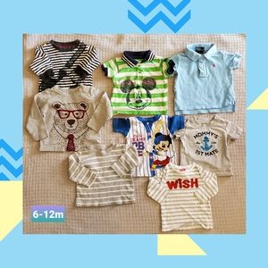 Bundle of clothing for baby boy 6-12 months